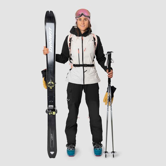 Sella Durastretch Hybrid Softshell Giacca Donna on_body image