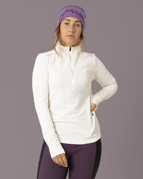 NORA LONG SLEEVE ZIP TEE