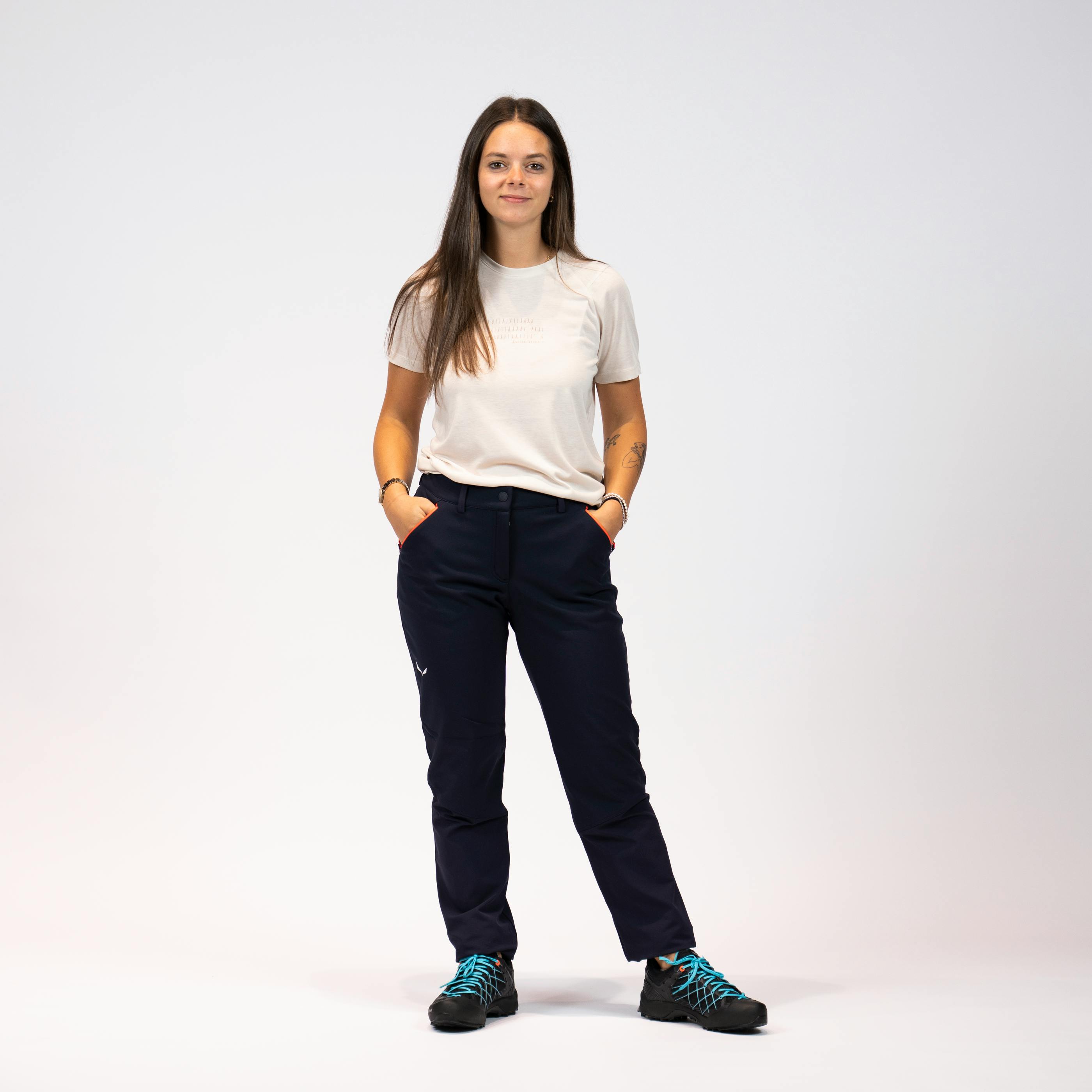 Pantaloni Traspiranti Donna SALEWA Sigilla Dst W Pants - Per Sci Alpinismo E Outdoor Pantaloni Softshell Donna - 12