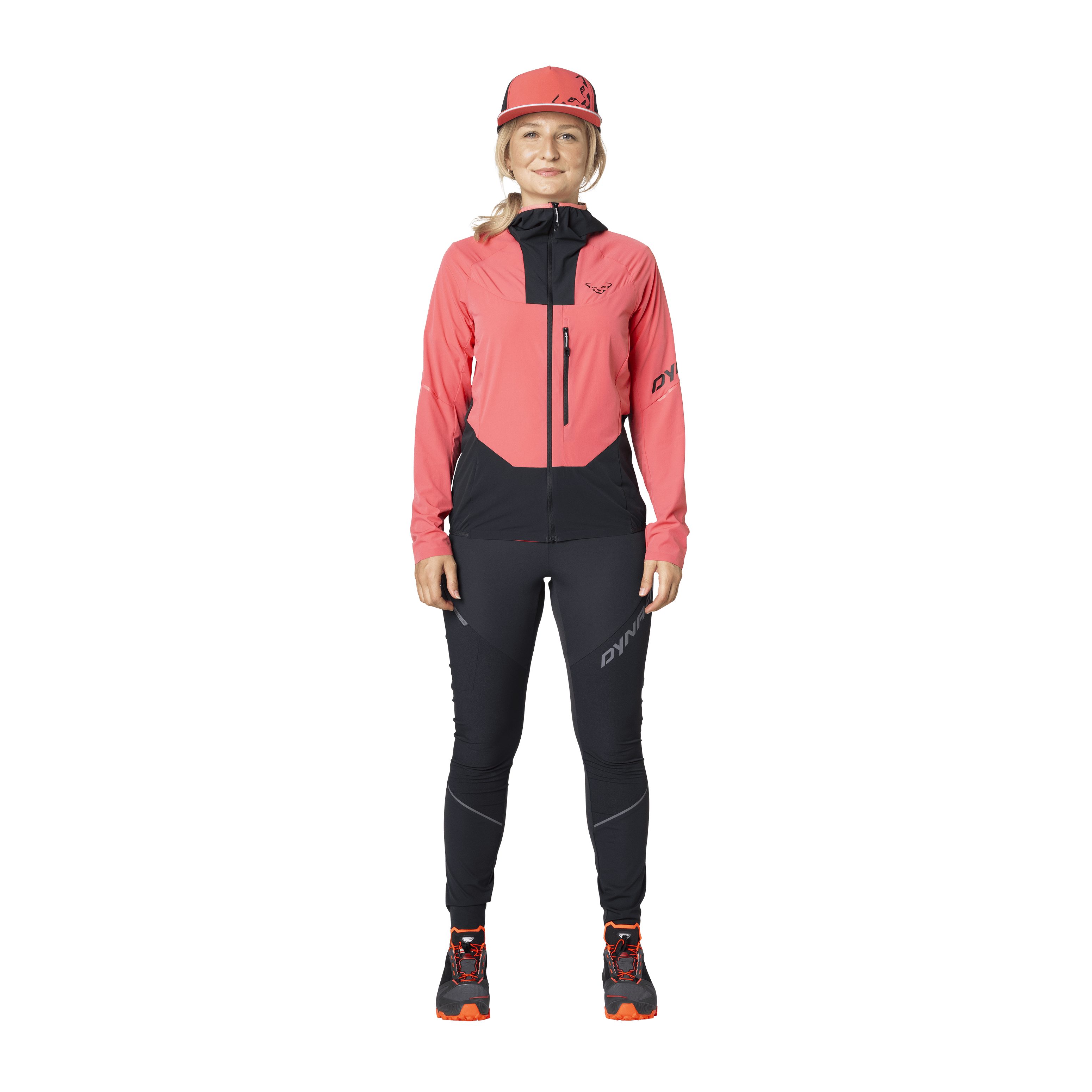 Traverse Dynastretch Jacke Damen on_body image