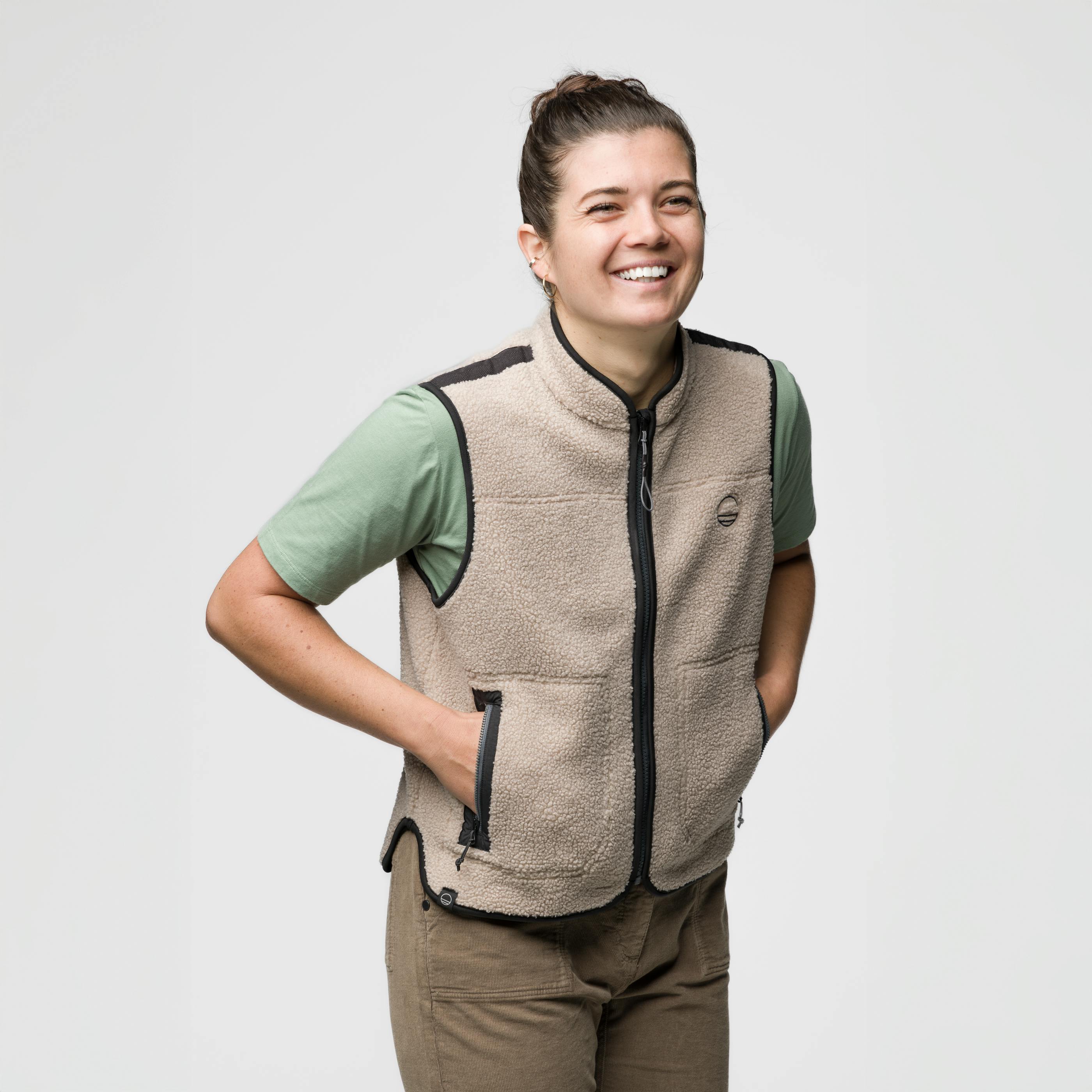 Spotter Woman Vest on_body image
