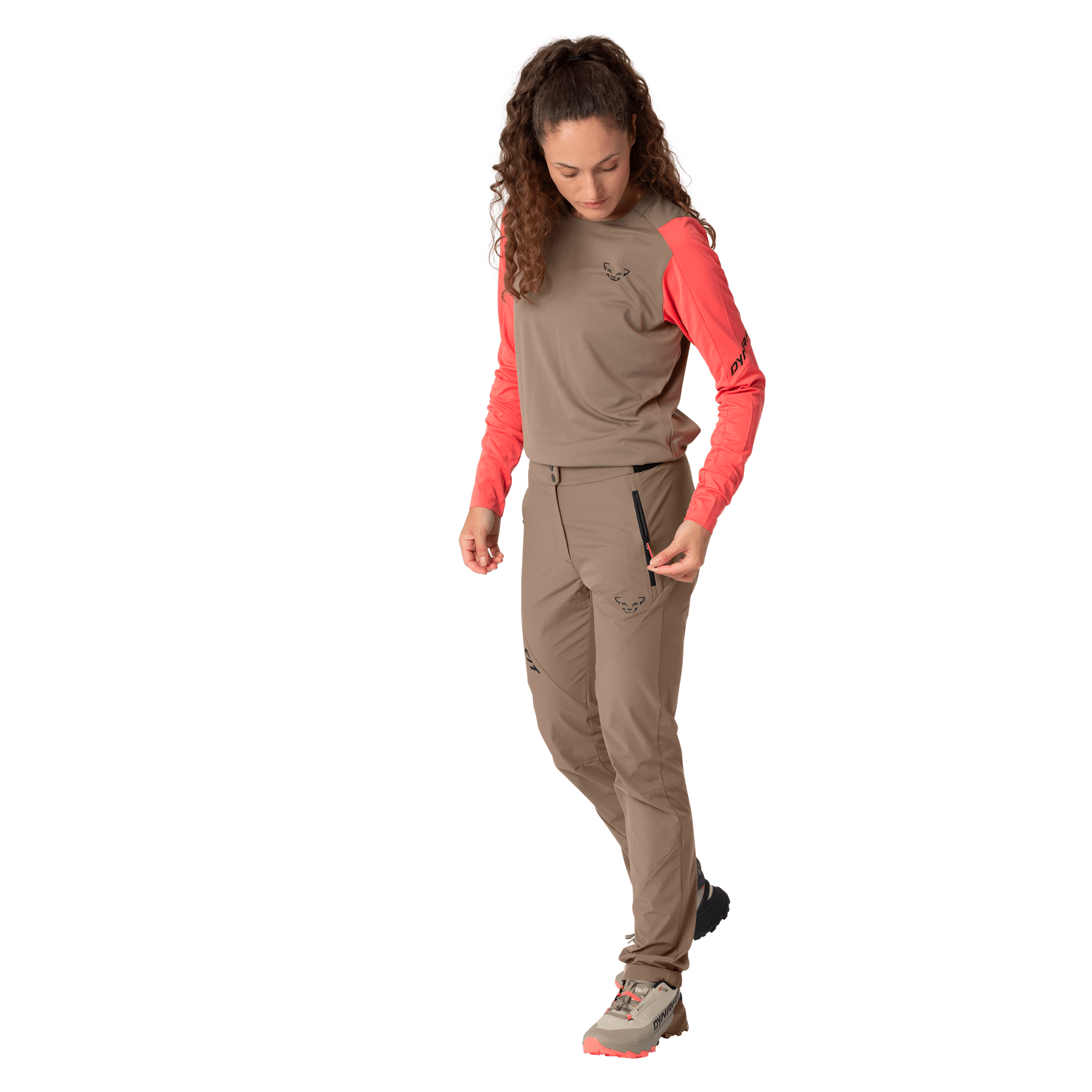 Transalper Light Dynastretch Hose Damen on_body image