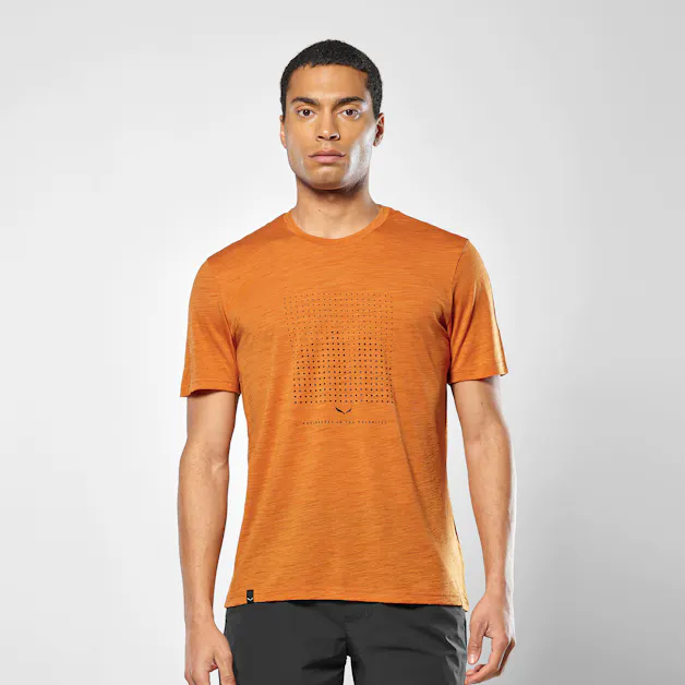 Eagle Dotted Mountain Trainer Merino T-Shirt Homme hover image