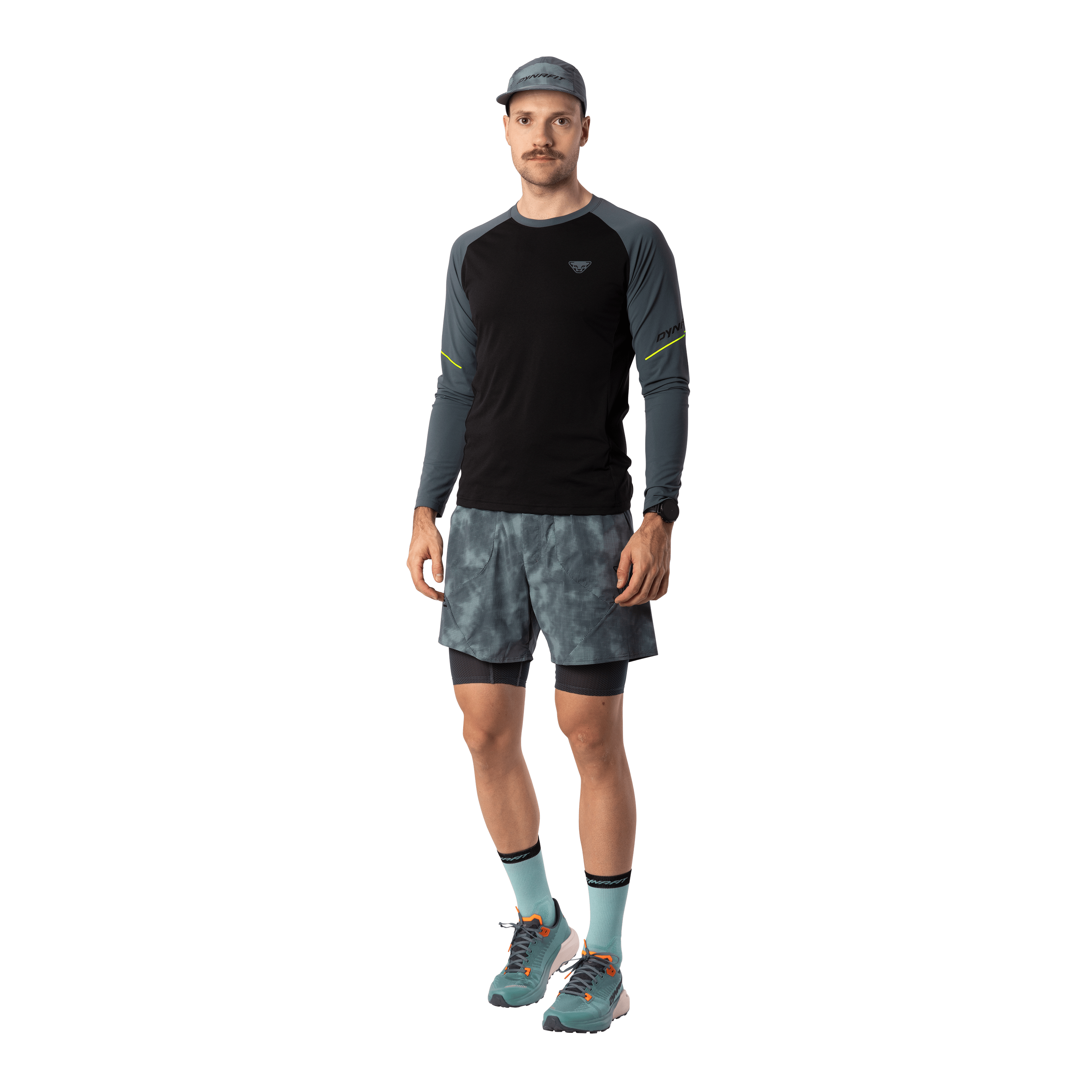 Shorts 2in1 Trail Reflectiv uomo on_body image