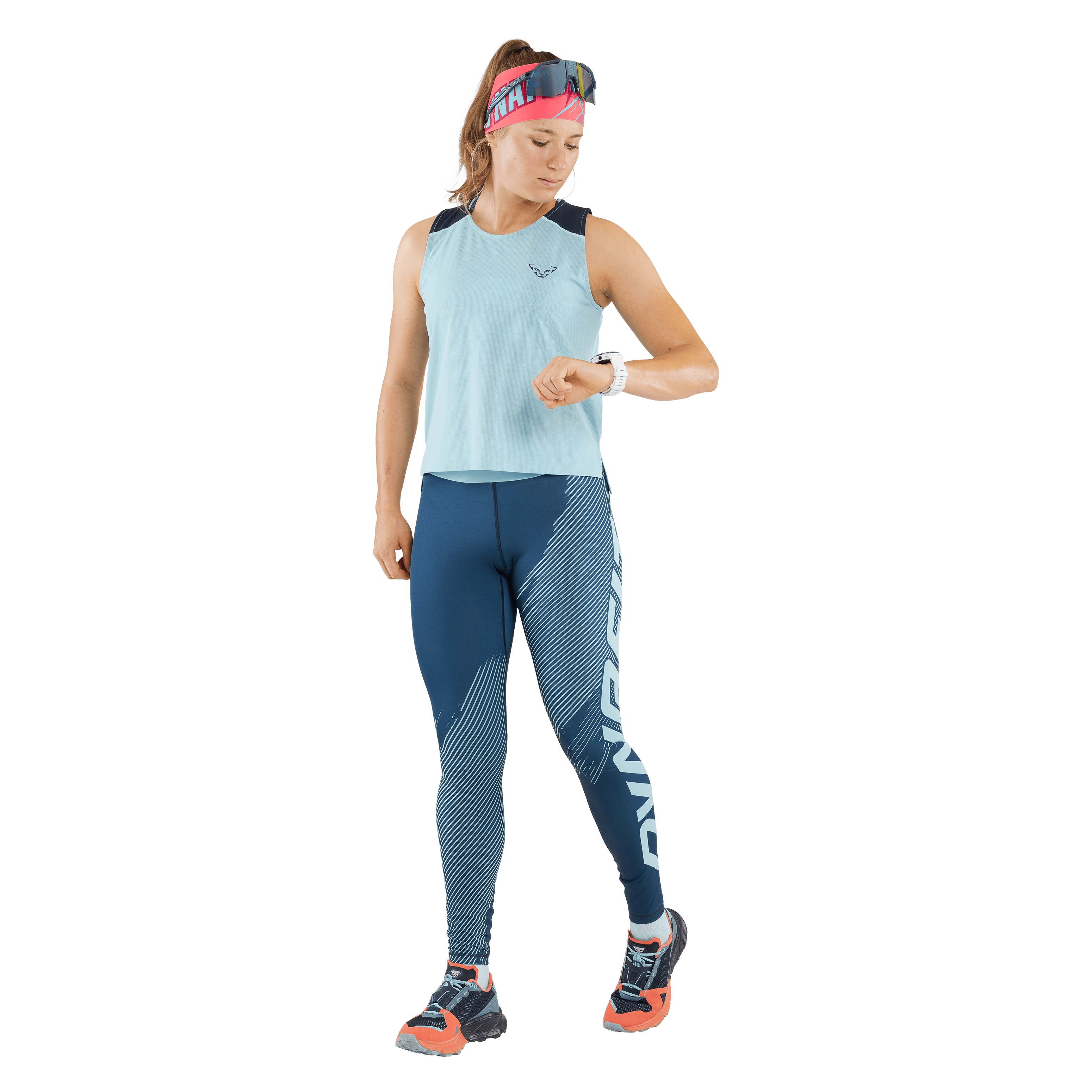 Sky Crop Top Damen on_body image