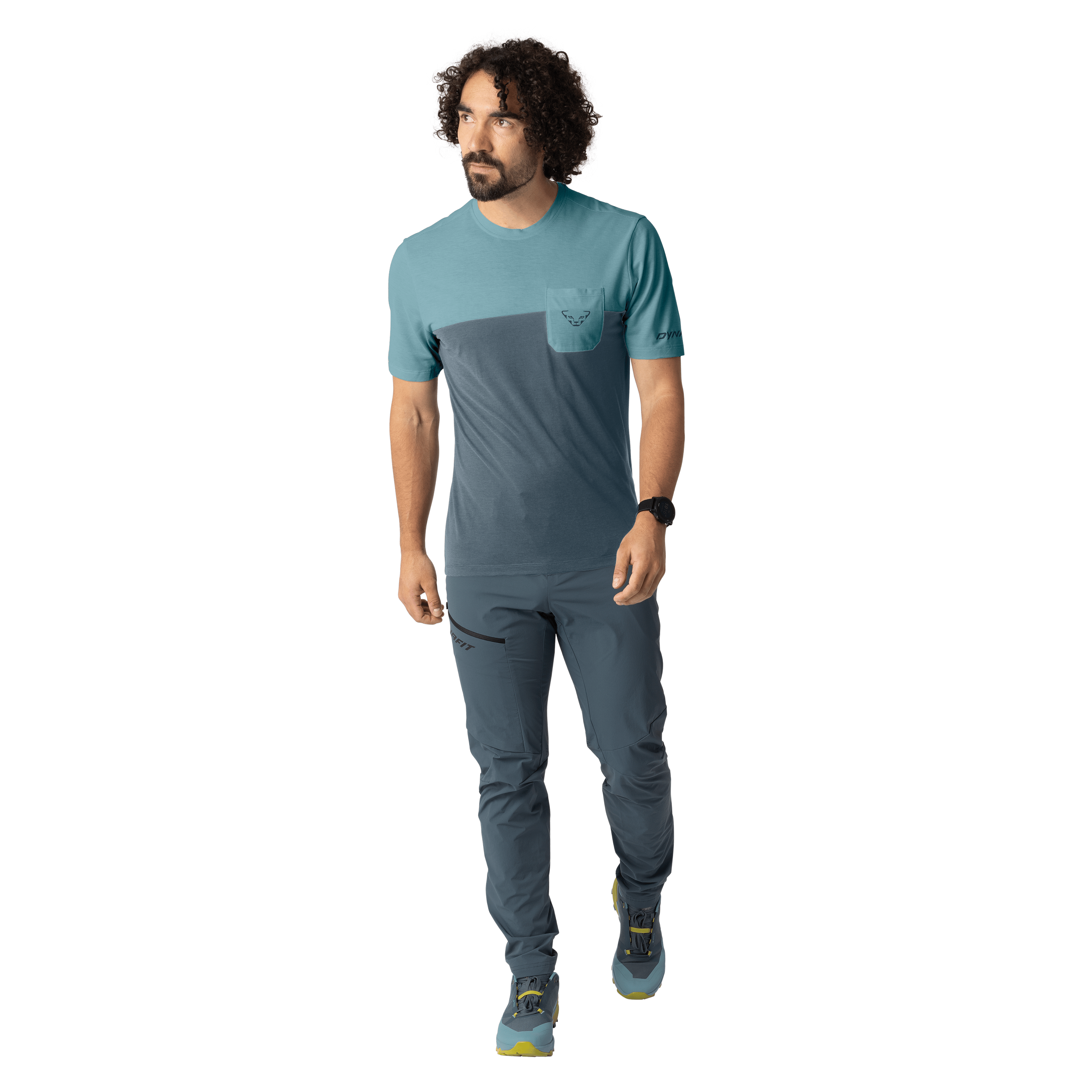 T-shirt Transalper Pocket hommes on_body image