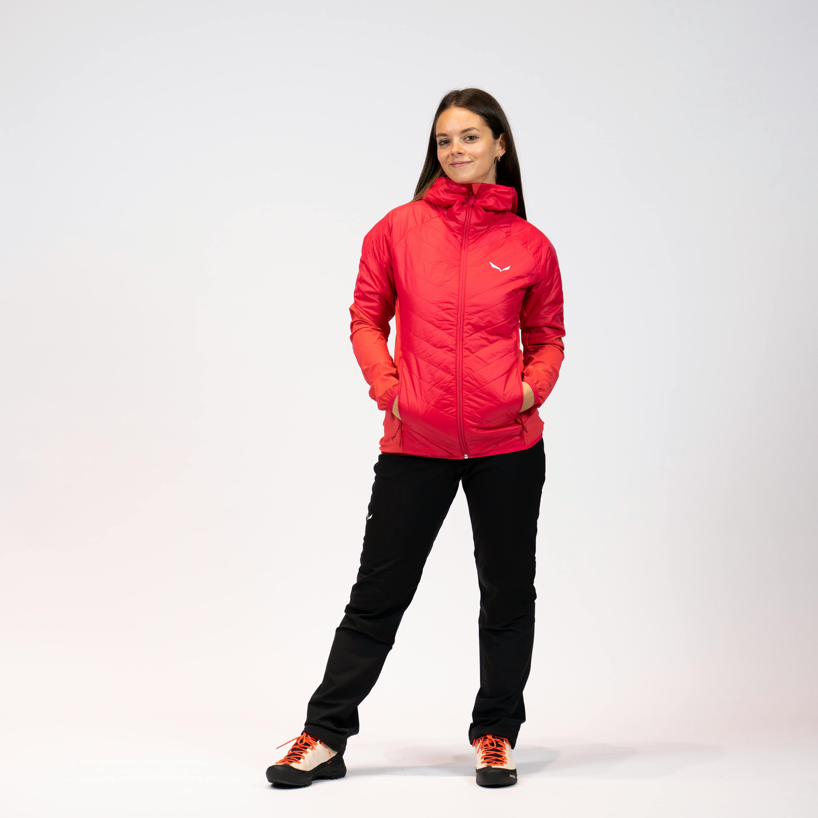 Croda TirolWool® Responsive Veste Hybrid Femme on_body image