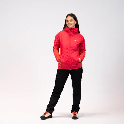 Croda TirolWool® Responsive Veste Hybrid Femme on_body image