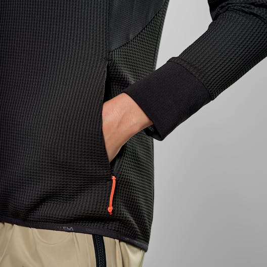 Puez Waffle Hybrid Polarlite Felpa con Cappuccio Donna tech_detail image