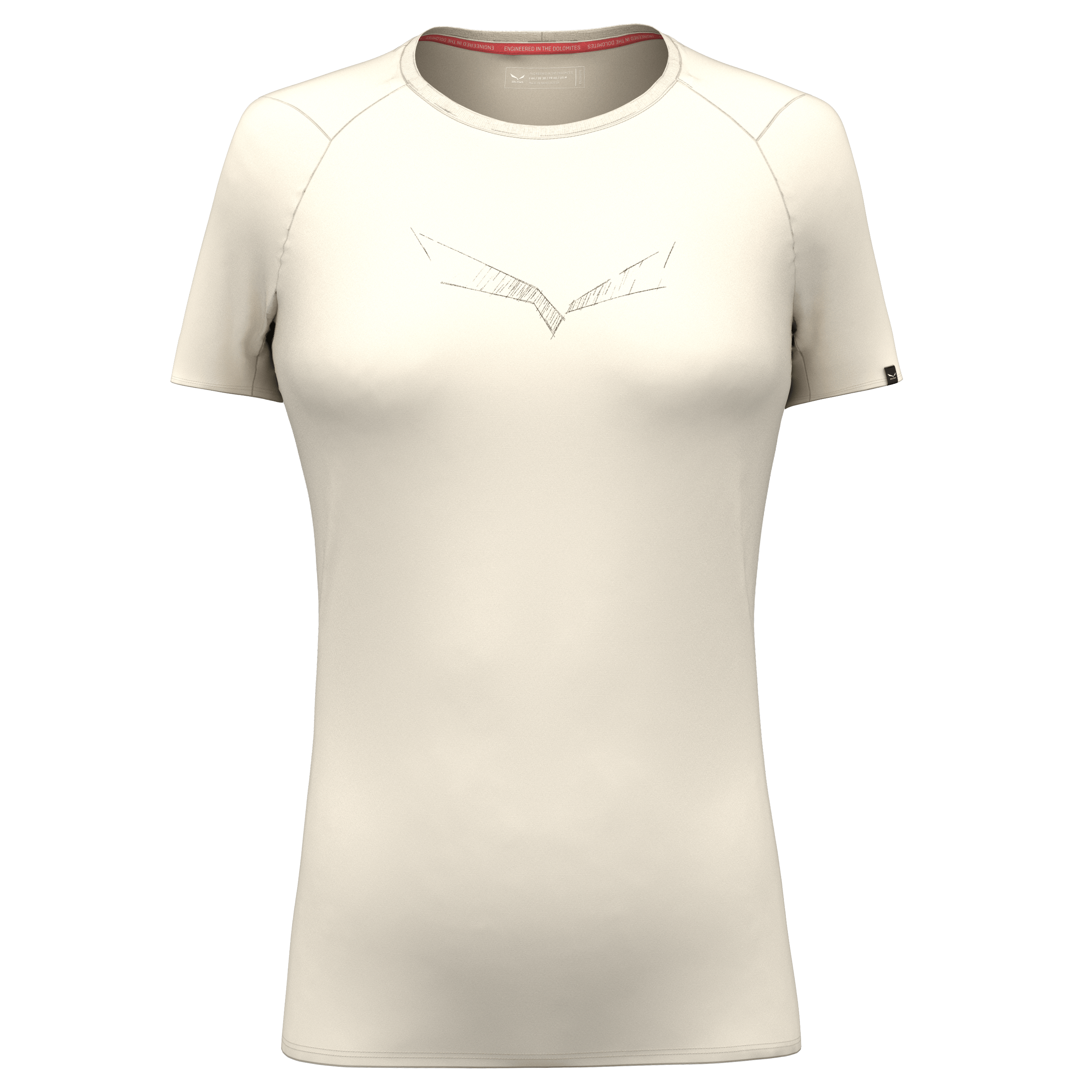 Pure Eagle Sketch Merino T-Shirt Damen still image