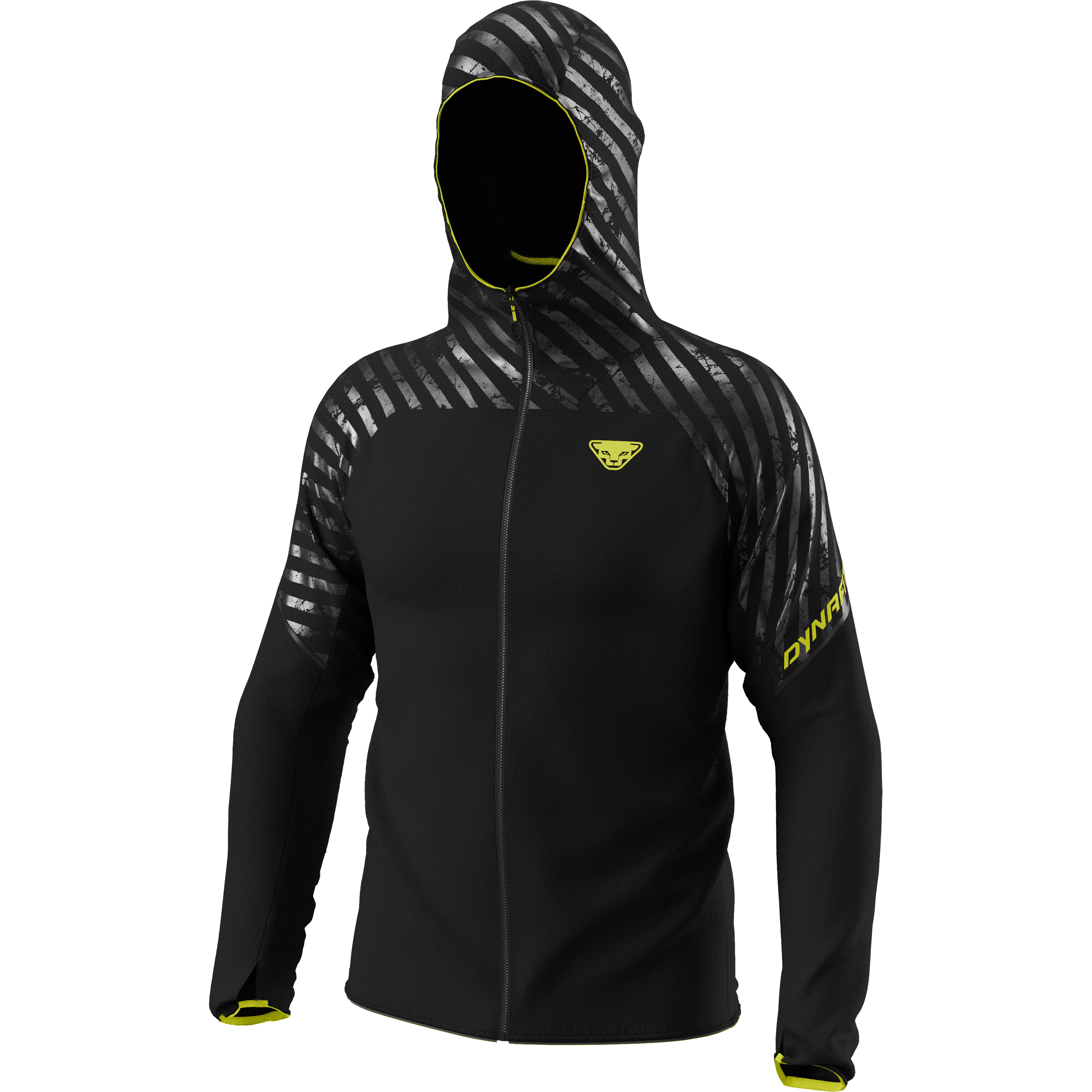 DYNAFIT フード付きジャケット M ブラック Trail Reflective Wind Jacket Men | Dynafit® International