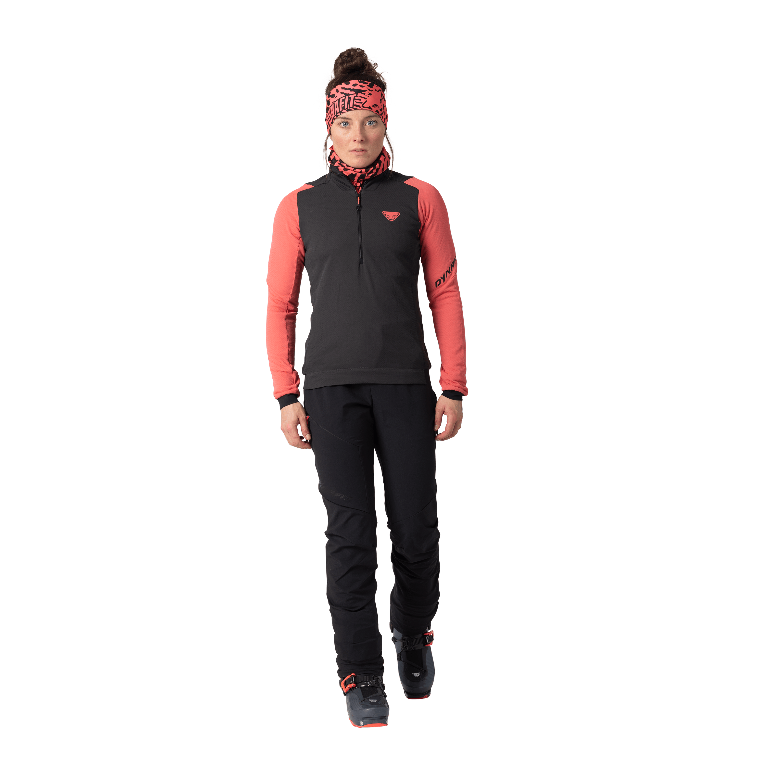 Blacklight Thermal 1/2 Zip Women on_body image