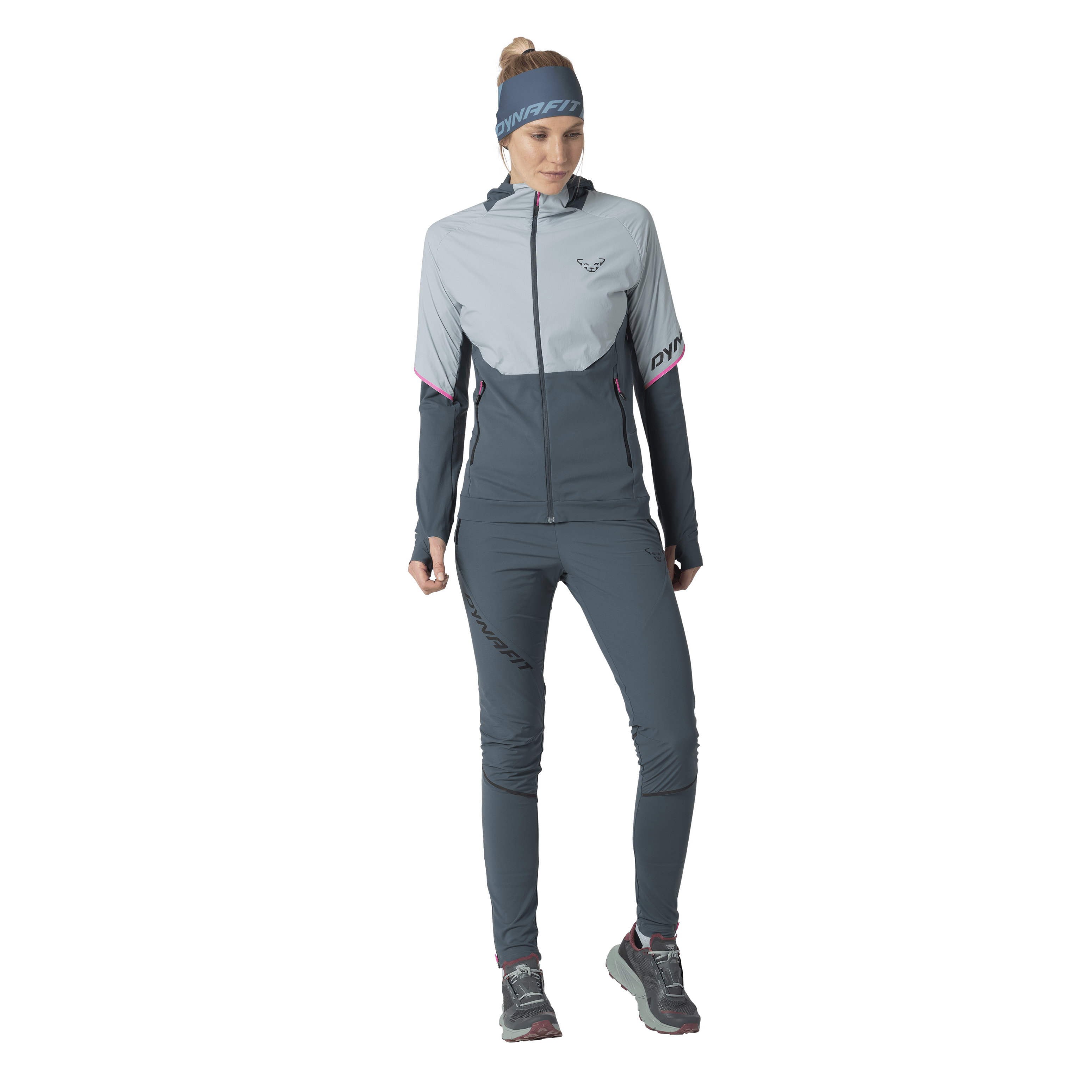 Alpine Hybrid Jacke Damen on_body image