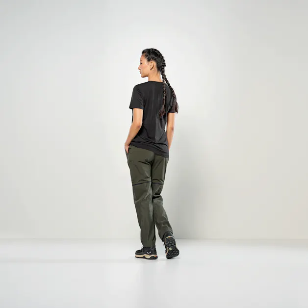 Eagle Minilogo Merino T-Shirt Women on_body image