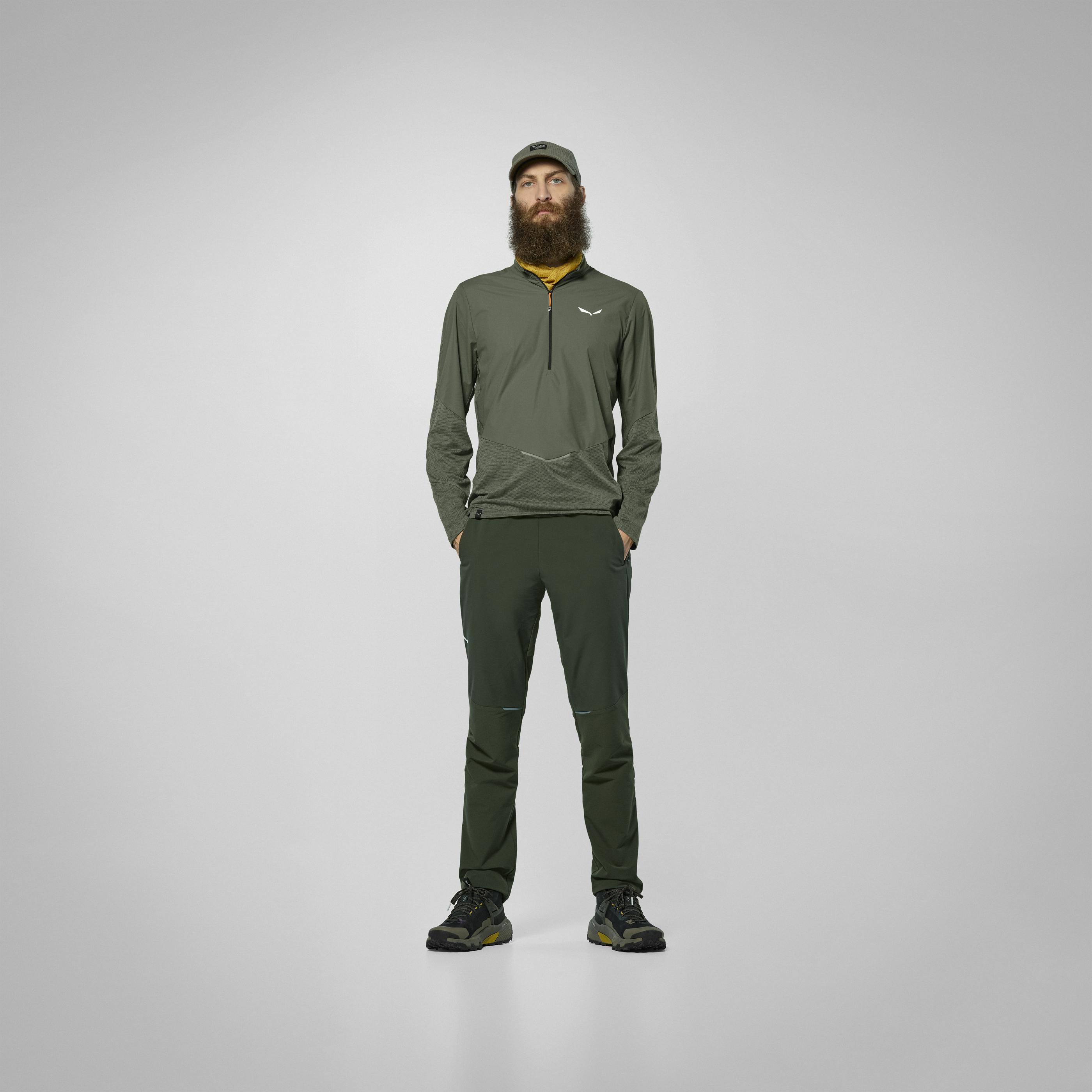 Pedroc Dry'Ton Wind Media Cremallera Tee Hombre on_body image