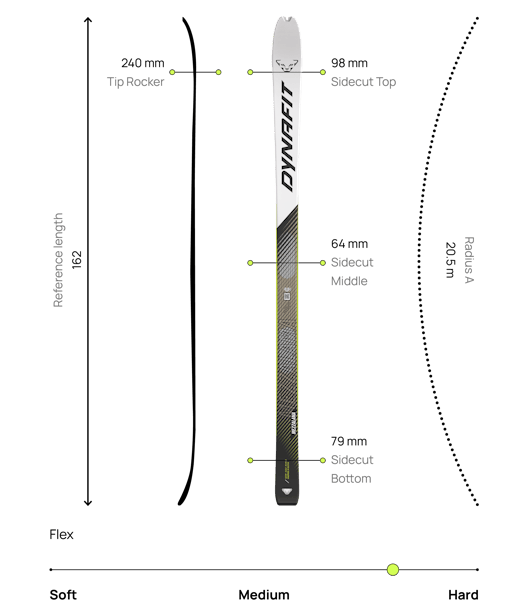 Mezzalama Touring Ski Unisex tech_detail image