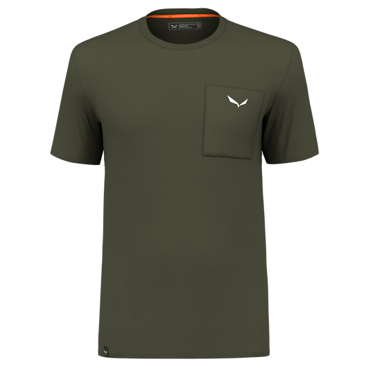 Pure Logo Pocket Merino T-Shirt Men still image