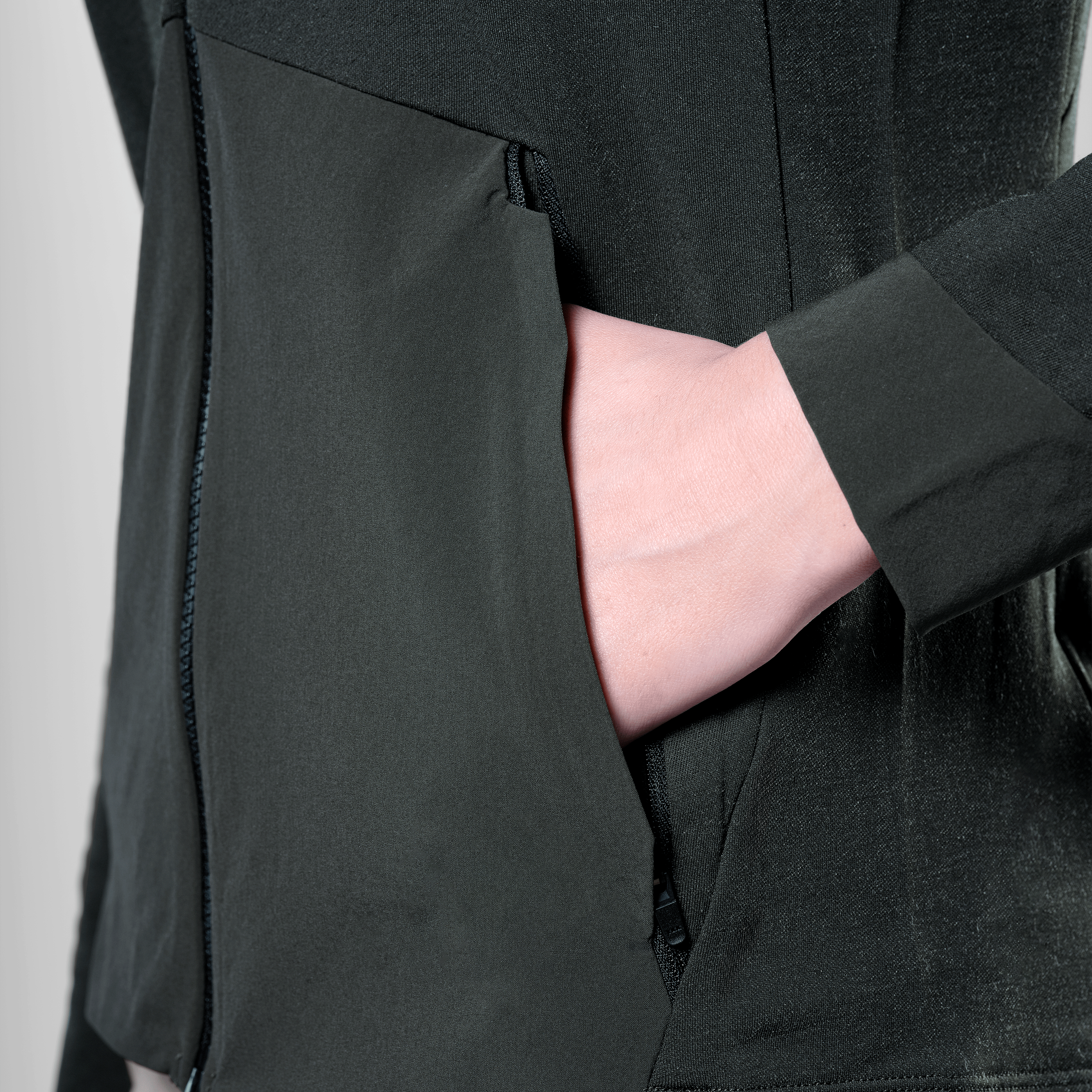 Puez Merino Durastretch Felpa con Cerniera Donna tech_detail image