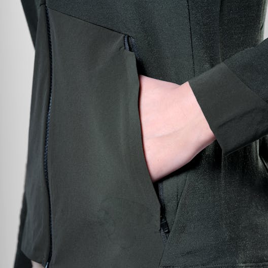 Puez Merino Durastretch Felpa con Cerniera Donna tech_detail image