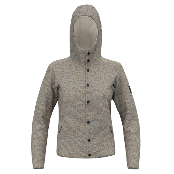  Sarner Undyed Wool Hooded Jacket Women