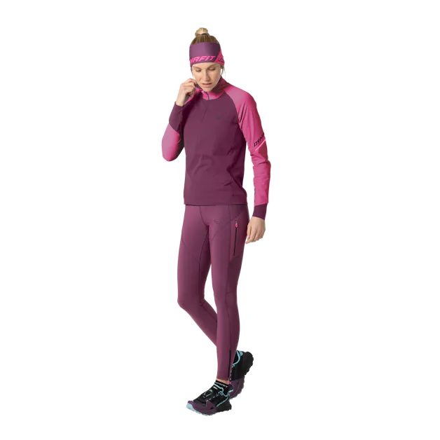 Alpine Longsleeve 1/2 Zip Tee Women on_body image