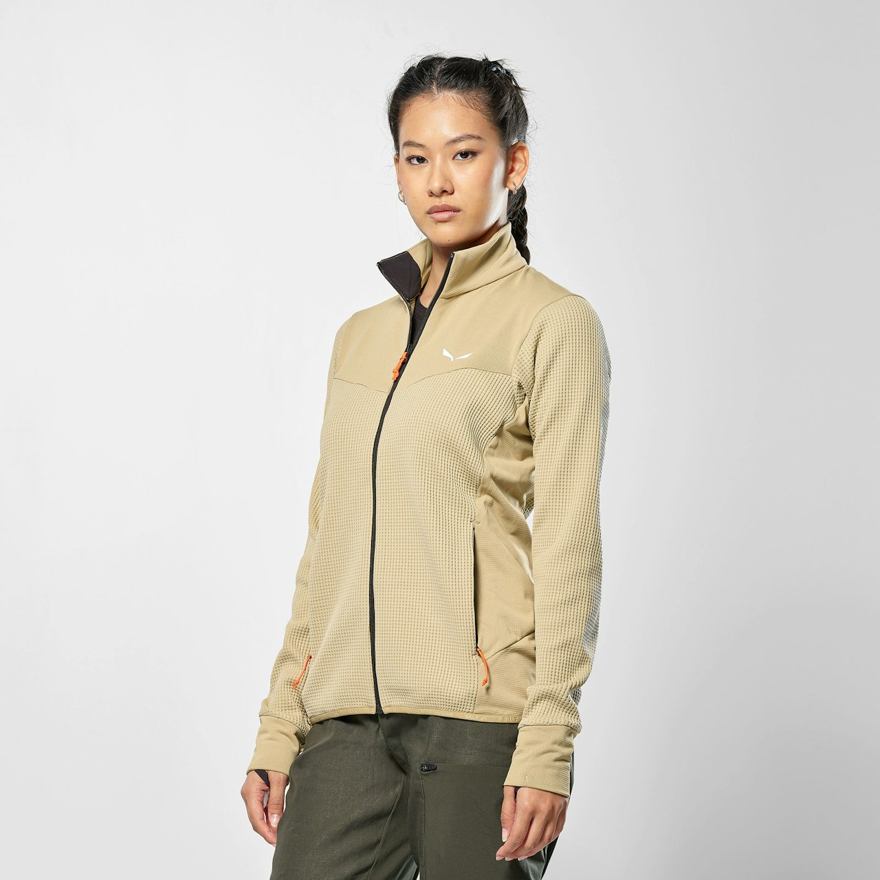 Salewa Puez Waffle Hybrid Polarlite Jacke Damen