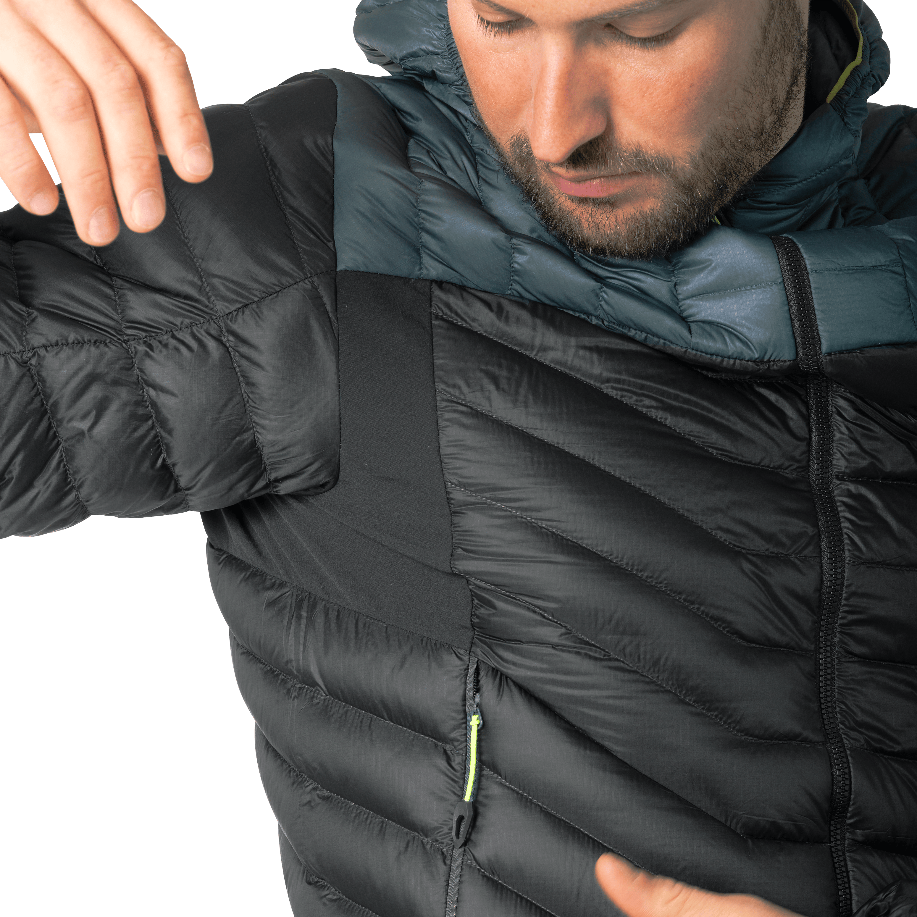 Ridge Ultralight Daunenjacke Herren tech_detail image