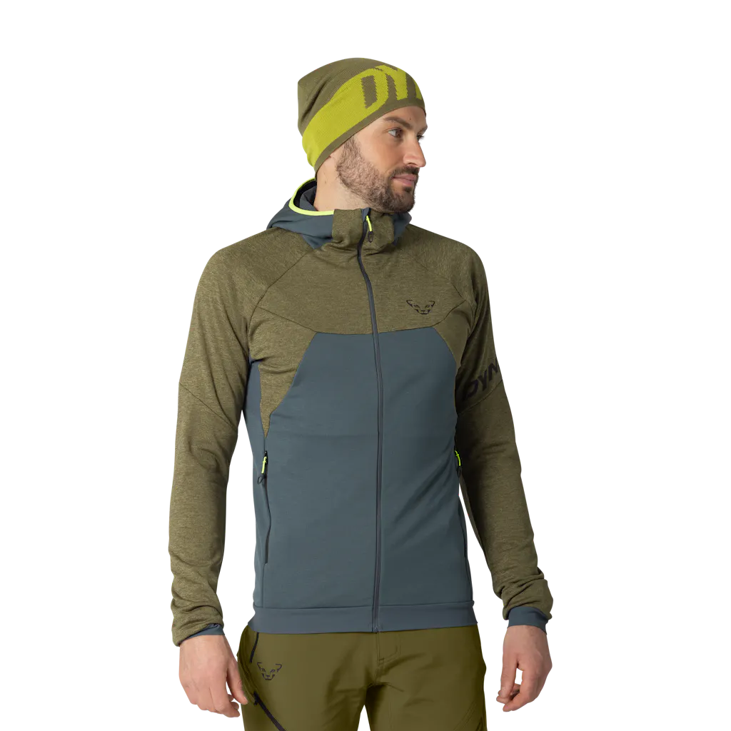 DYNAFIT - Tour Wool Thermal Kapuzenjacke Herren - Grün (Gr.: S)