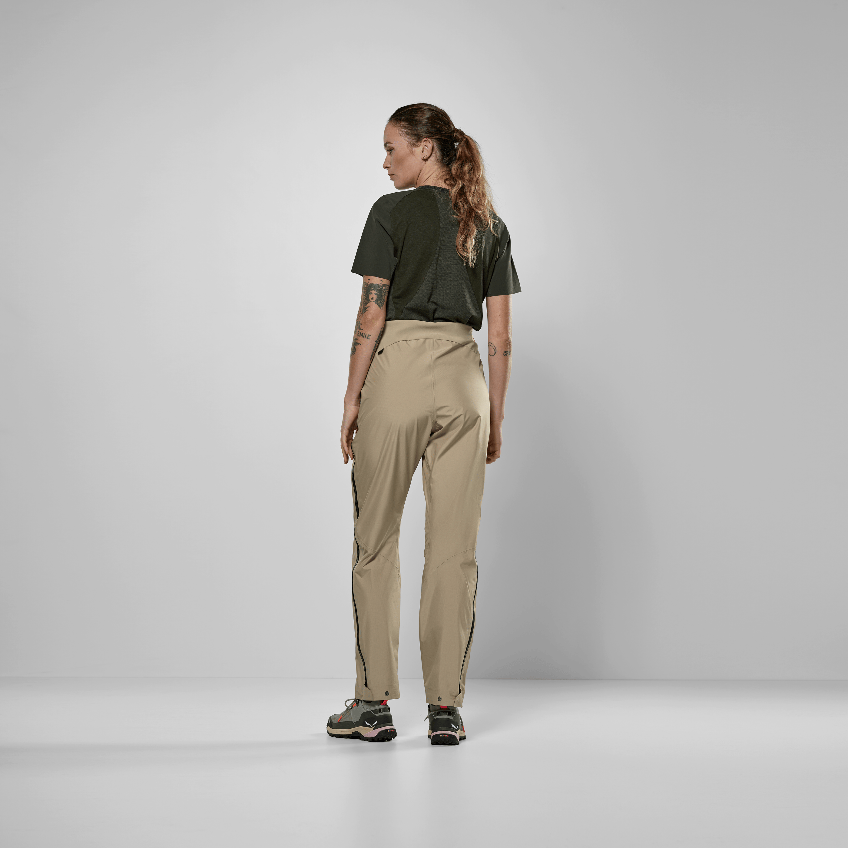 Puez Powertex Hybrid Pantalone Donna on_body image