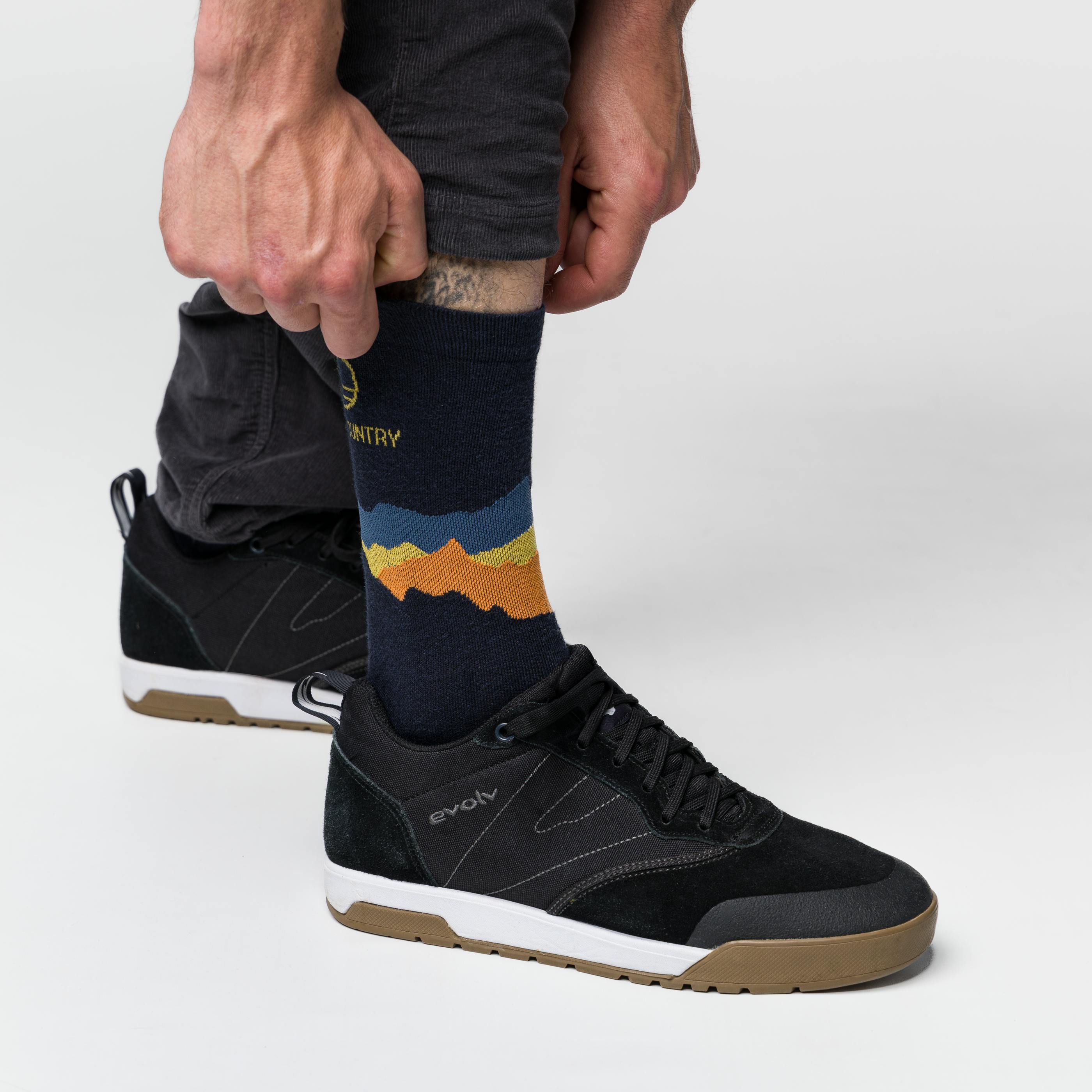 Flow Socks on_body image