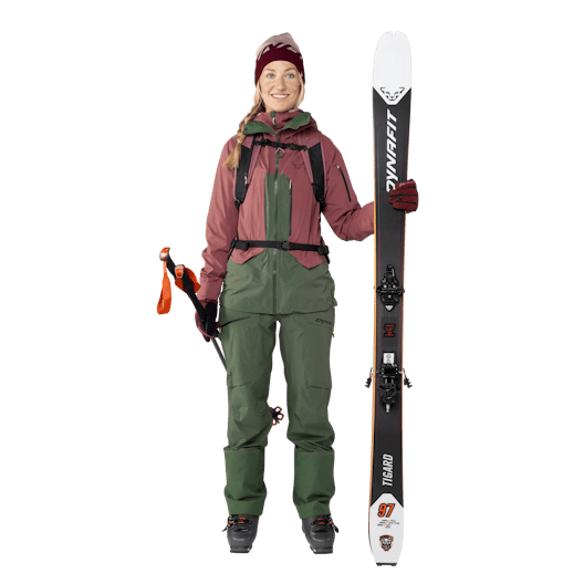 Tigard 3L Stretch Jacke Damen on_body image