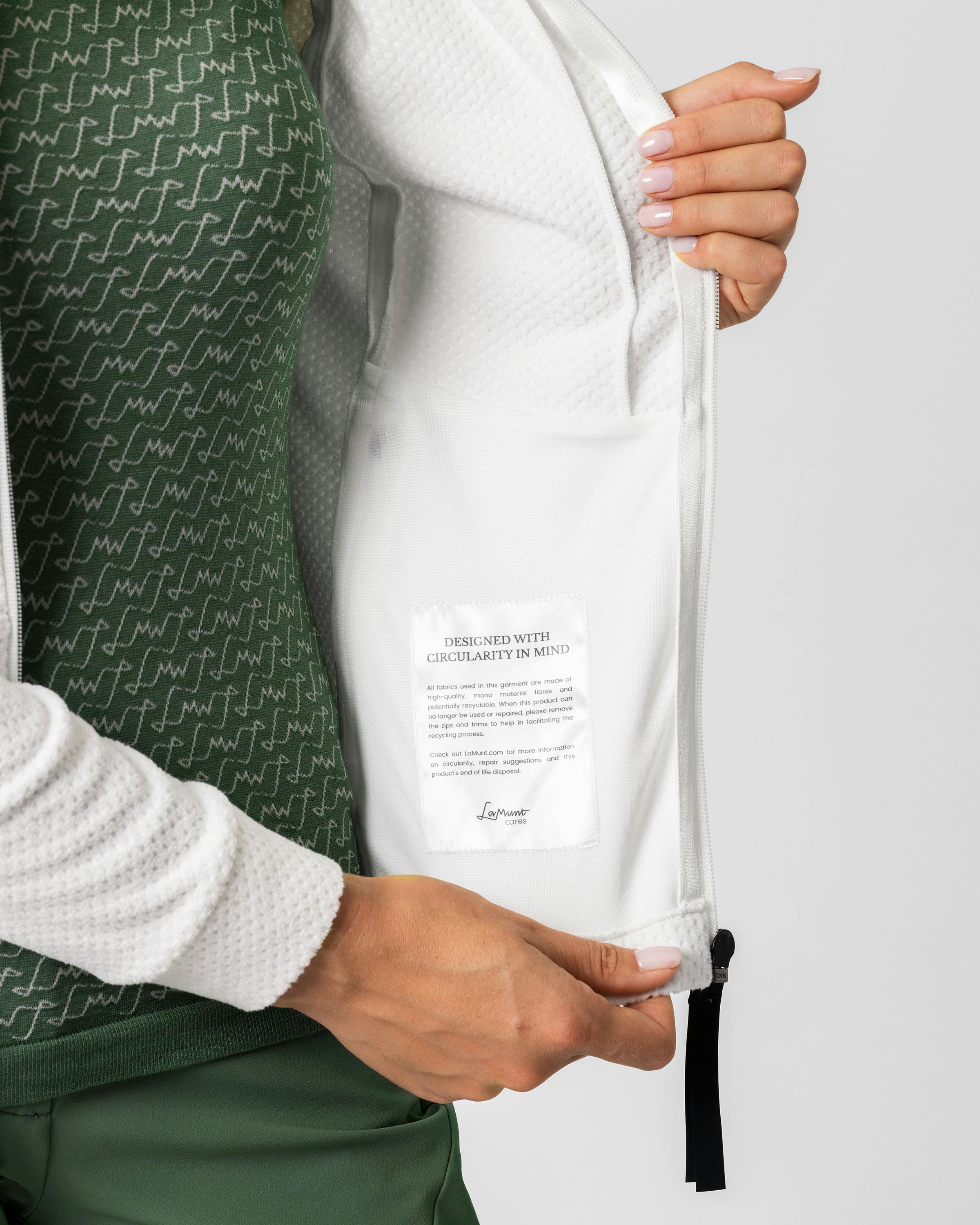 Silvia Felpa Termica Con Zip  tech_detail image