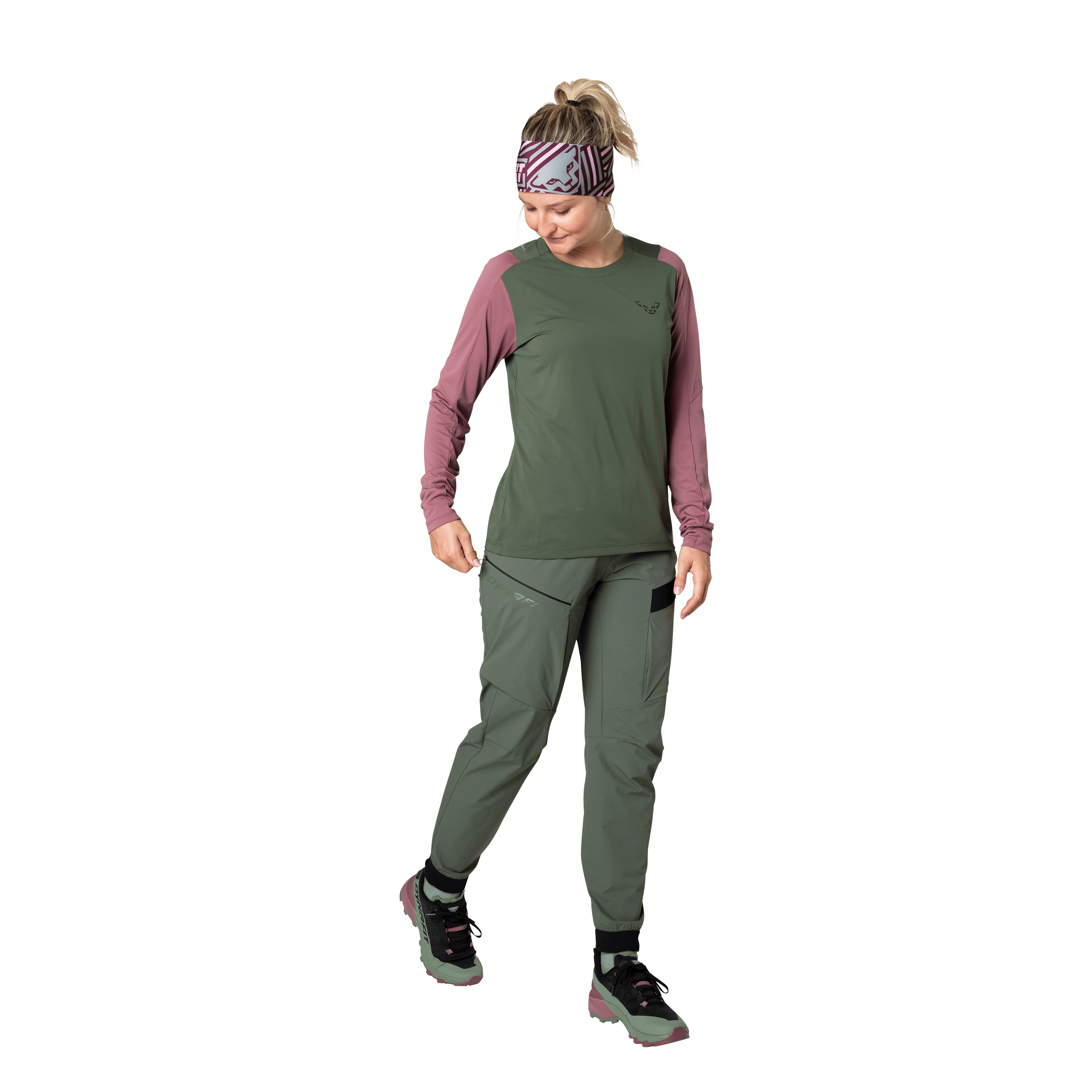 Transalper Langarmshirt Damen  on_body image