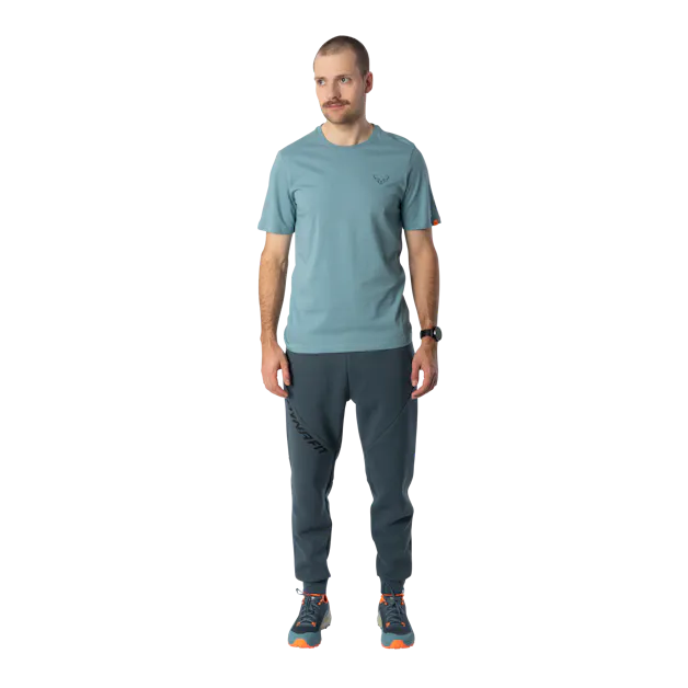 T-shirt in cotone con grafica sul retro uomo on_body image