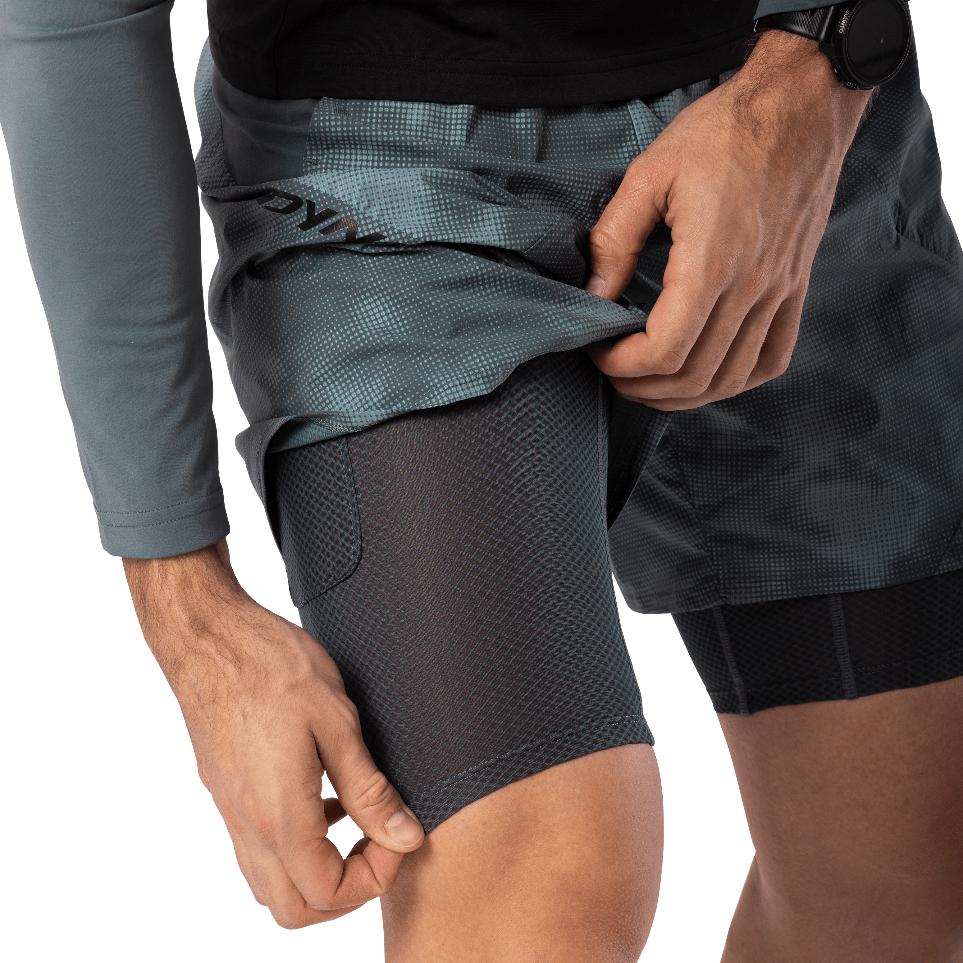Shorts 2in1 Trail Reflectiv uomo tech_detail image