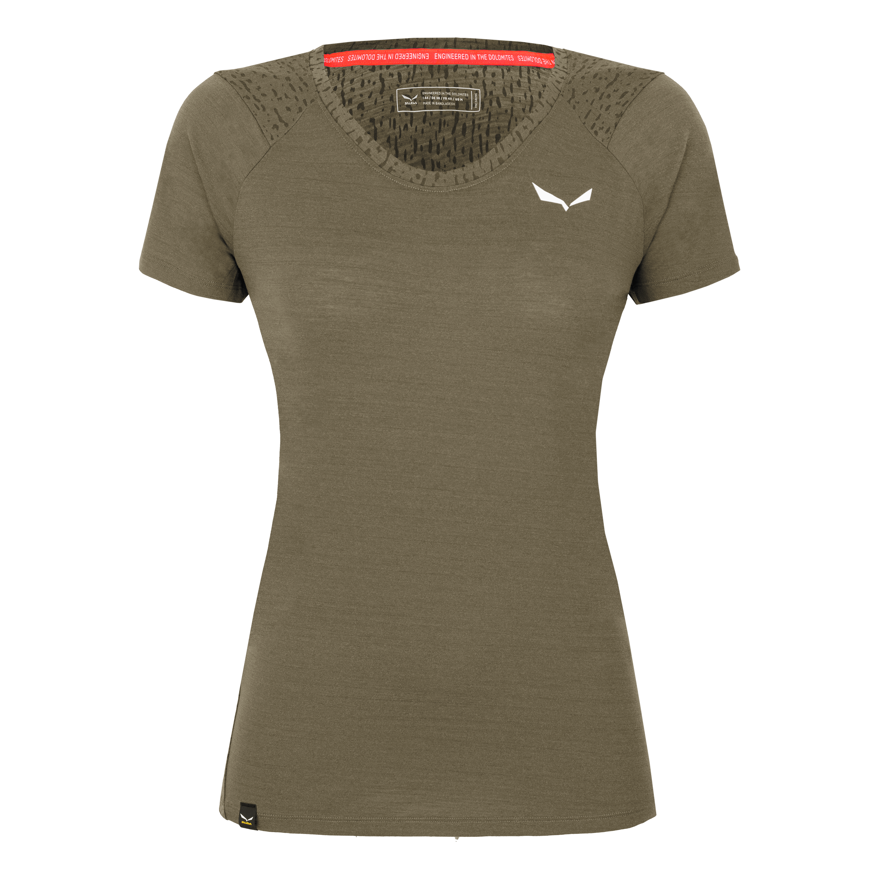 Pure Sal. Merino T-Shirt Damen  still image
