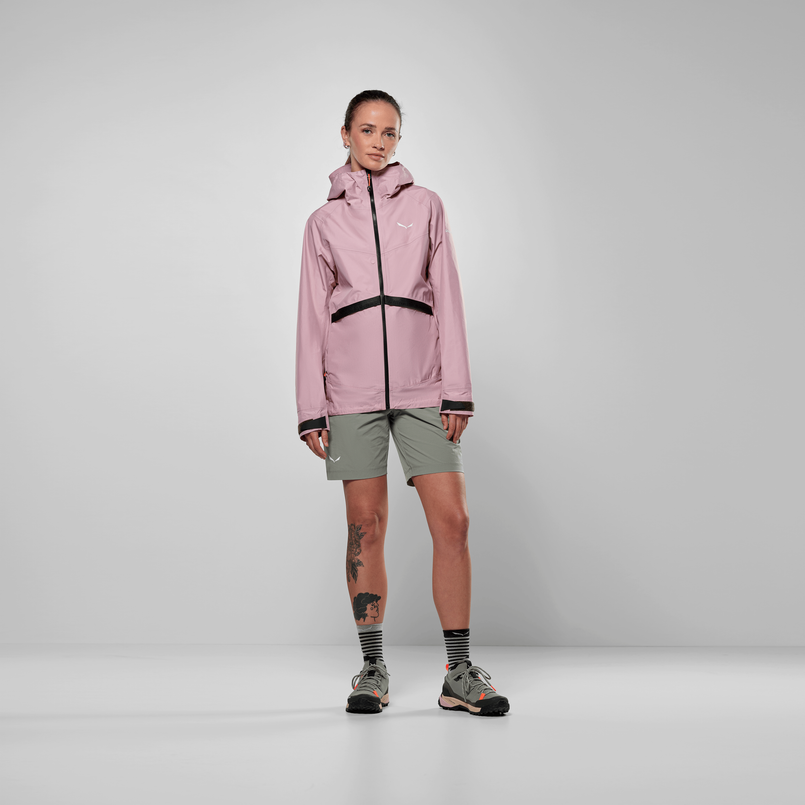 Puez Powertex Hybrid Jacke Damen on_body image