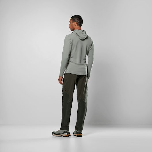 Puez Merino Durastretch Sudadera con Capucha Hombre on_body image