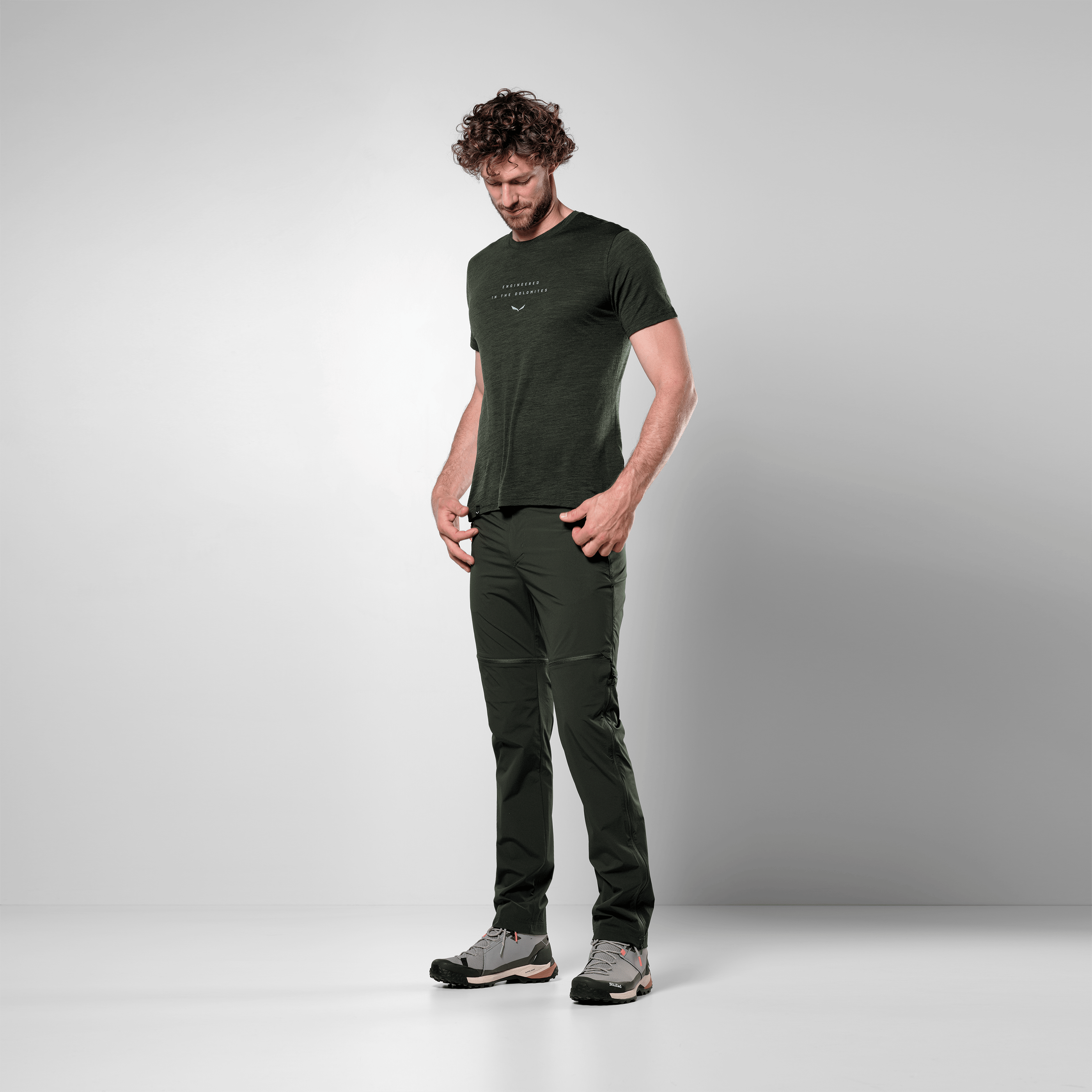 Camiseta SALEWA Eagle Eitd Para Hombre - Mezcla Alpine Merino, Secado RÃ¡pido, Transpirable, Talla M, Deportes MontaÃ±a